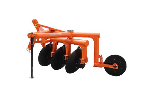 Reversible disc plough